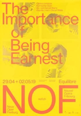 Opéra comique - Komische Oper - de / von Gerald Barry d'après / nach Oscal Wilde - The Importance of Being Ernest - Equilibre - NOF - Neue Oper Freiburg - Nouvel Opéra Fribourg