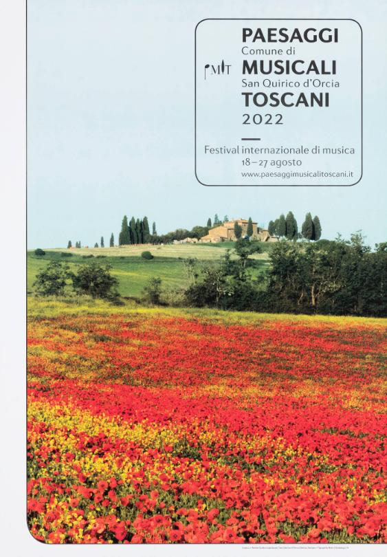 Paesaggi musicali toscani - Festival internazionale di musica - Comune di San Quirico d'Orcia