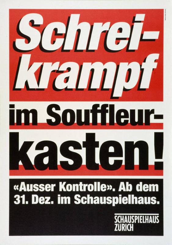 Schreikrampf im Souffleurkasten - Schauspielhaus Zürich