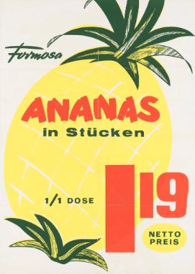 Formosa - Ananas in Stücken - 1/1 Dose 1.19 Netto Preis