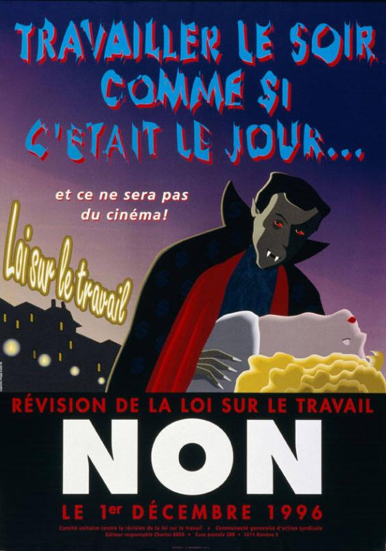 Travailler le soir comme si c'etait le jour - révision de la loi sur le  travail - non