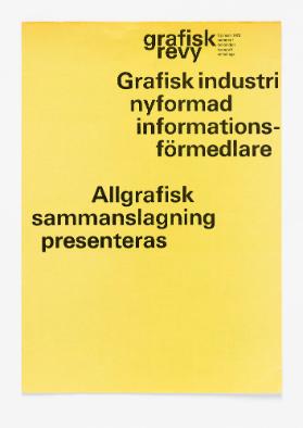 Grafisk Revy, Nummer 1, 5 januari 1972