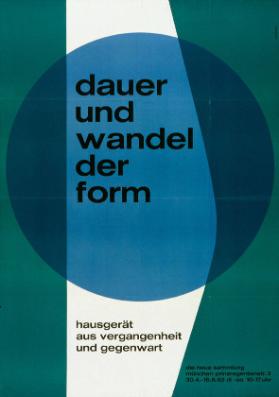 Dauer und Wandel der Form - Hausgeräte aus Vergangenheit und Gegenwart