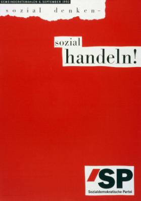 Sozial denken - sozial handeln!
