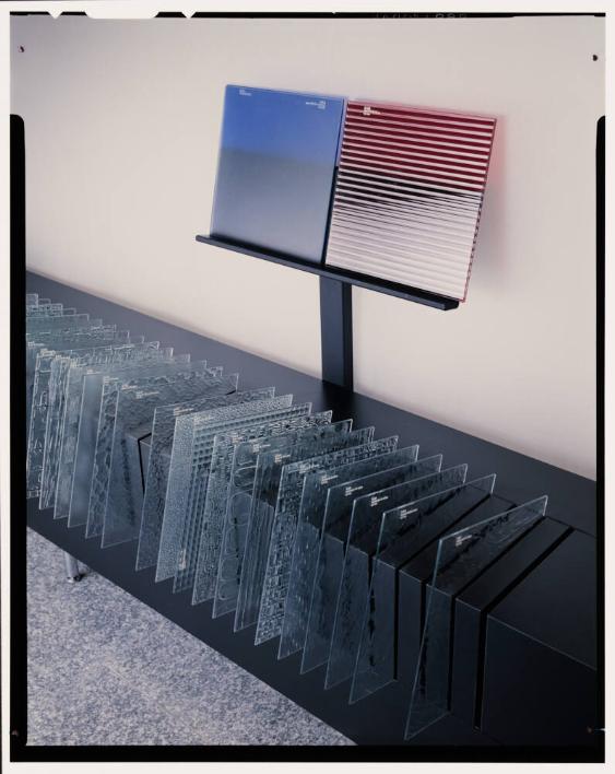 Ausstellungsraum der Glas Trösch AG in Bützberg