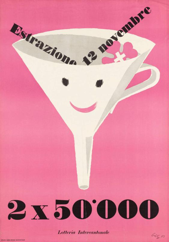 Estrazione 12 novembre - 2 x 50'000 - Lotteria Intercantonale