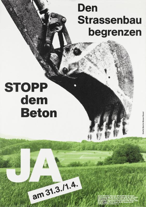 Den Strassenbau begrenzen - Stopp dem Beton