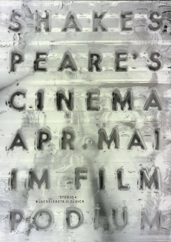Shakespear's Cinema Apr. Mai im Filmpodium