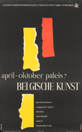Algemene Wereldtentoonstelling te Brussel 1958 - Belgische Kunst