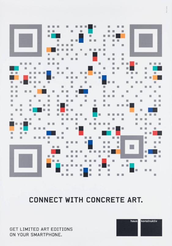 Connect with Concrete Art. Get Limited Art Editions on Your Smartphone. Haus Konstruktiv