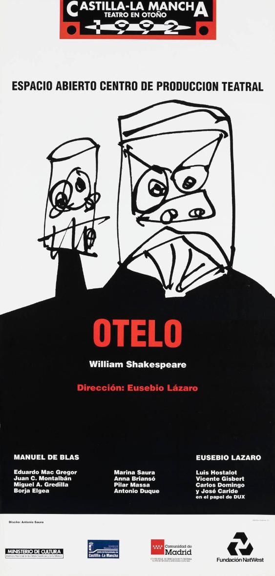 Espacio abierto centro de producción teatral - Otelo - William Shakespeare
