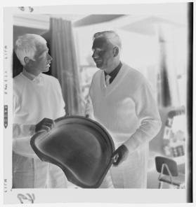 Besuch bei Jean Prouvé mit Ubald Klug in Nancy