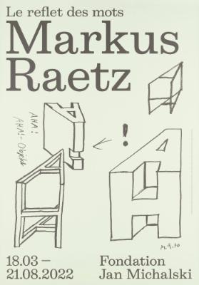 Le reflet des mots - Markus Raetz - Fondation Jan Michalski