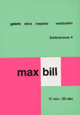 Galerie Anna Roepcke Wiesbaden - Max Bill