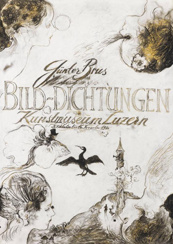Günter Brus - Bild-Dichtungen - Kunstmuseum Luzern