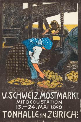 V. Schweiz. Mostmarkt - Mit Degustation - Tonhalle in Zürich