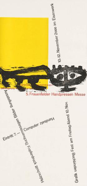 Im Eisenwerk - 5. Frauenfelder Handpressen Messe - Holzschnitt Kupferdruck Buchvernissage - Bilder Ausstellung - Grafik Buchbinden Fest