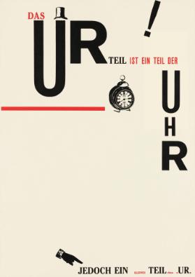 Das Urteil ist ein Teil der Uhr - Jedoch ein kleines Teilchen nur.