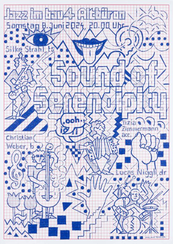Jazz im Bau 4, Altbüron - Sound of Serendipity - Tizia Zimmermann acc. - Christian Weber, b - Lucas Niggli, dr