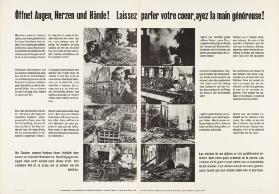 Öffnet Augen, Herzen und Hände! Laissez parler votre coeur, ayez la main généreuse! (...)