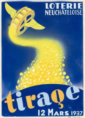 Loterie Neuchâteloise - Tirage 12 mars 1937