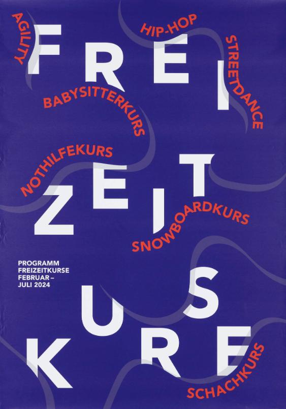 Freizeitkurse - Agility - Hip-Hop - Streetdance - Babysitterkurs - Nothilfekurs - Snowboardkurs - Schachkurs