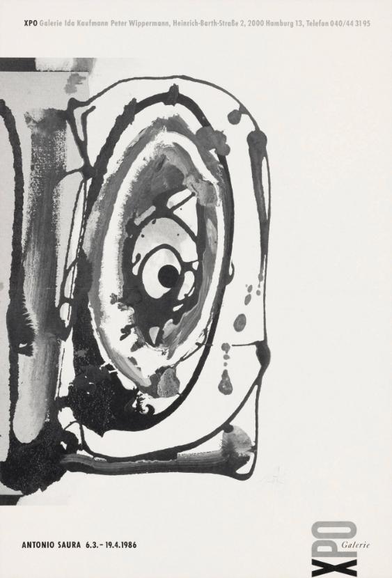 Antonio Saura - XPO - Galerie Ida Kaufmann Peter Wippermann