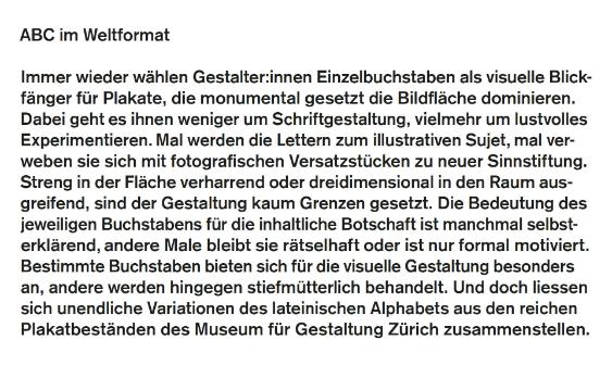 ABC im Weltformat