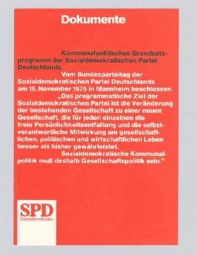 SPD – Dokumente