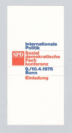 SPD Sozialdemokraten – Sozialdemokratische Fachkonferenz