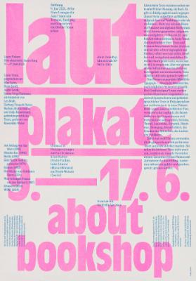 Laute Plakate - about bookshop