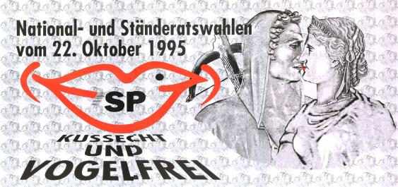 National- und Ständeratswahlen vom 22. Oktober 1995 - SP - Kussecht und vogelfrei