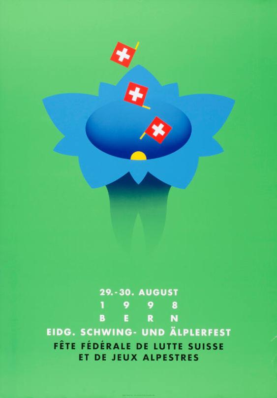 29.-30. August 1998 Bern - Eidg. Schwing- und Älplerfest - Fête Fédérale de Lutte Suisse et de Jeux Alpestres