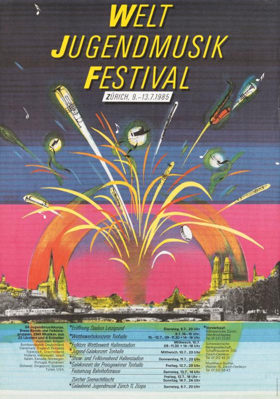 Welt Jugendmusik Festival - Zürich
