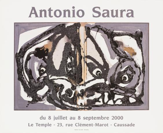 Antonio Saura - Le Temple - Caussade