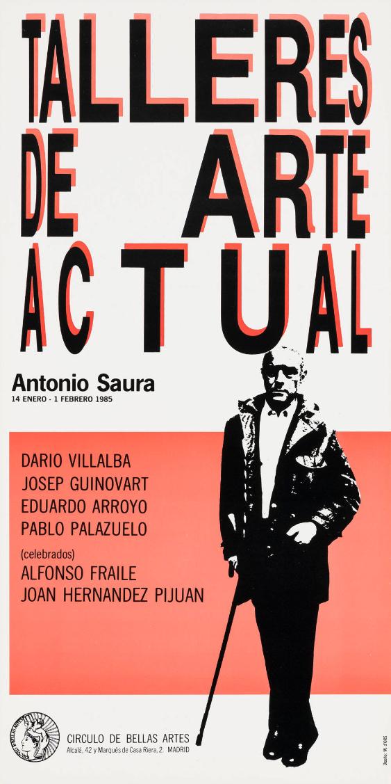Talleres de arte actual - Antonio Saura - Círculo de Bellas Artes