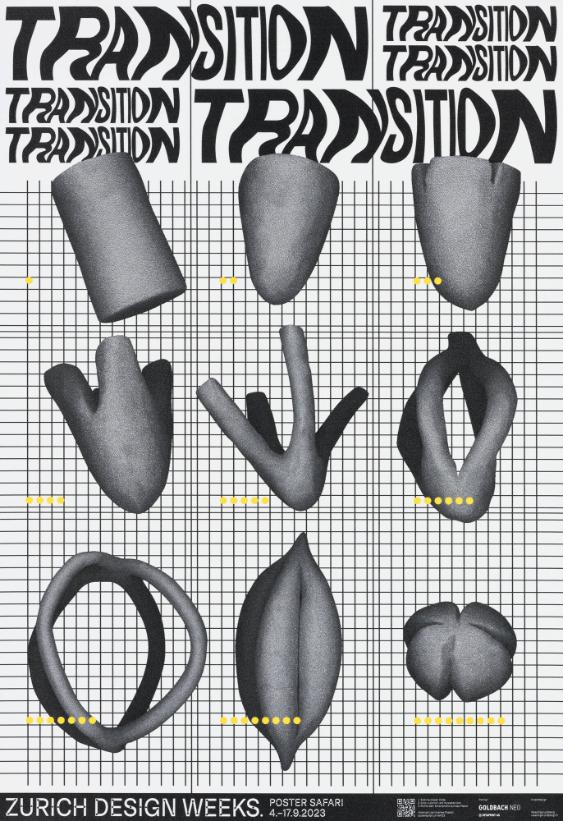 Zurich Design Weeks. Poster Safari - Transition