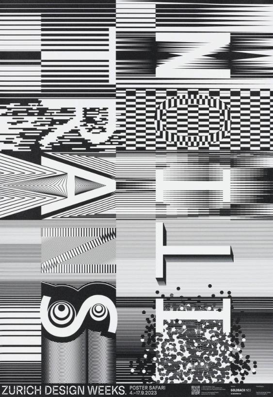Zurich Design Weeks. Poster Safari - Transition