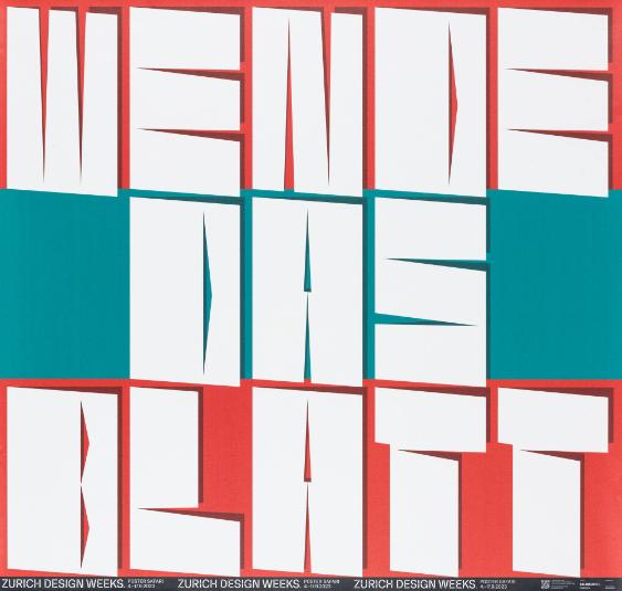 Zurich Design Weeks. Poster Safari - Wende das Blatt