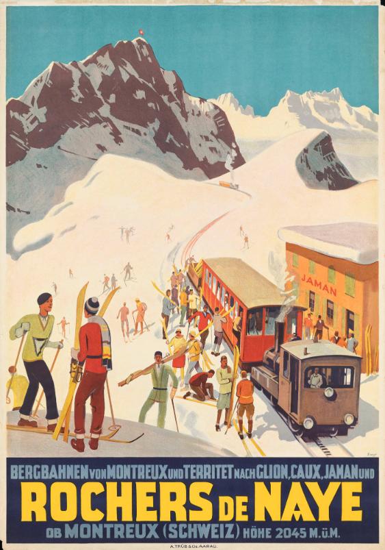 Bergbahnen von Montreux und Territet nach Glion, Caux, Jaman und Rochers de Naye