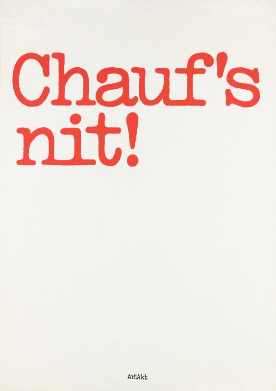 Chauf's nit!