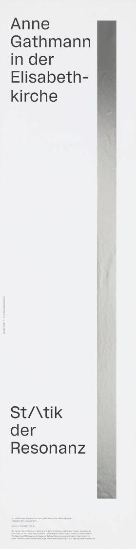 Statik der Resonanz - Anne Gathmann in der Elisabeth_Kirche