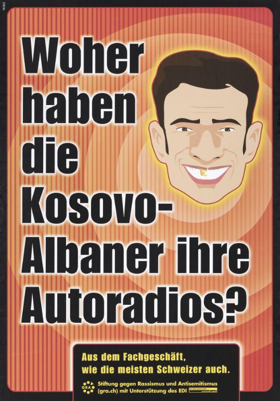 Woher haben die Kosovo-Albaner ihre Autoradios? Aus dem Fachgeschäft, wie die meisten Schweizer auch.