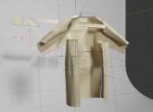 Augmented Weaving, Virtuelle Rekonstruktion des „One-Seam-Coat“ von Cristóbal Balenciaga, 2023,…