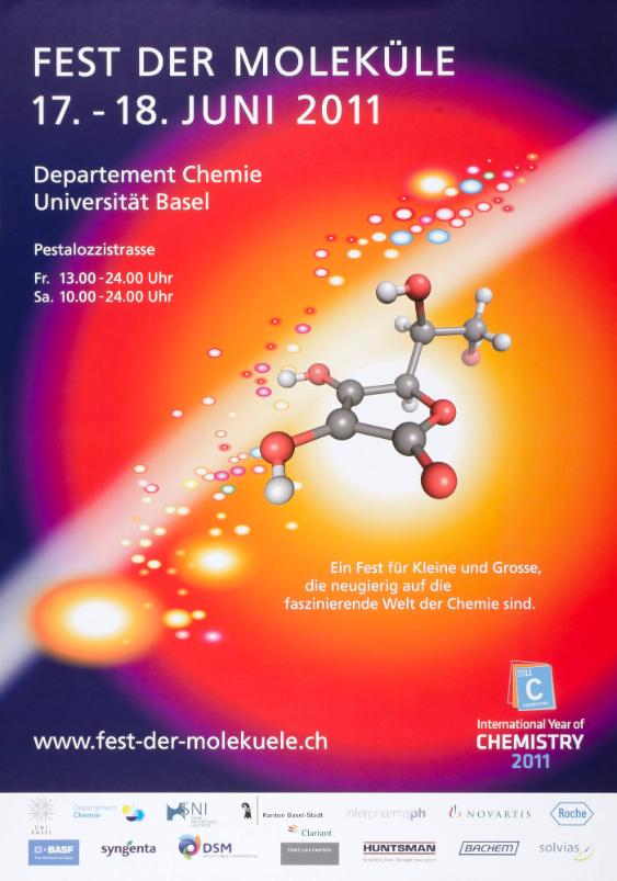 Fest der Moleküle - Departement Chemie Universität Basel - Ein Fest für Kleine und Grosse, die neugierig auf die faszinierende Welt der Chemie sind.
