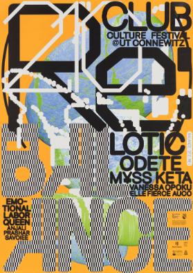 Club Culture Festival - Balance - Lotic - Odete - Myss Keta - Vanessa Opoku - Elle Fierce Auco - (...)