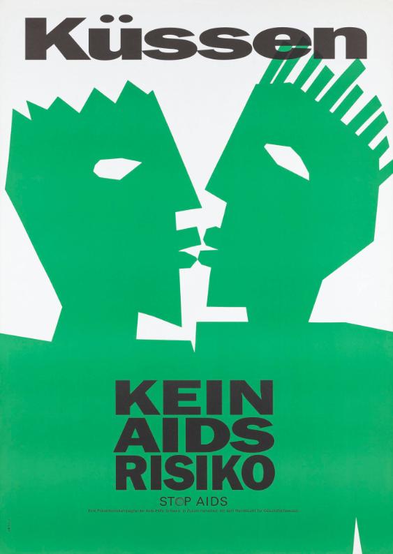 Küssen - Kein Aids Risiko - Stop Aids