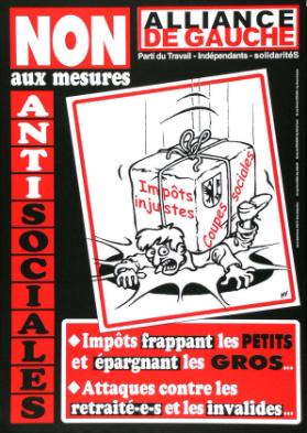 Non aux mesures antisociales - Alliance de gauche