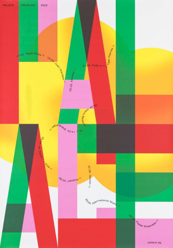 Palace Frühling 2022 - Rejjie Snow - Midlake - Kush + Tiger Flames - (...) - Palace St. Gallen