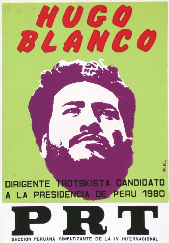 Hugo Blanco - Dirigente trotskista candidato a la presidencia de Peru 1980 - PRT - Seccion peruana simpatizante de la IV internacional
